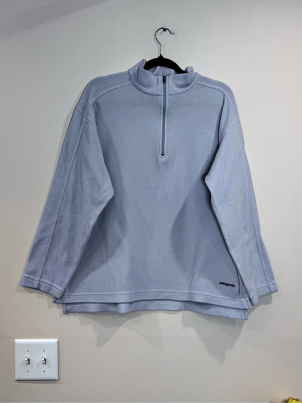 🔥Patagonia Women's Lightweight Synchilla Snap-T Fleece Pullover Blue M EUC🔥